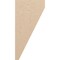 Ekena Millwork 11"W x 11"D x 22"H Wide Concord Rough Cedar Woodgrain TimberThane Corbel, Primed Tan CORUR11X11X22CONRCPR - alternate 5